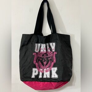 PINK Victoria’s Secret Large Tote Bag Vintage 2008 Y2K University of Pink 1986